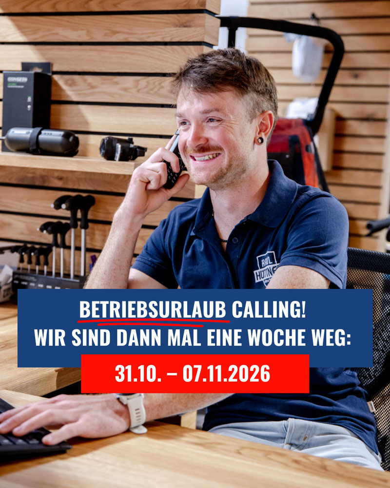 Betriebsurlaub | 31.10. – 07.11.2026
